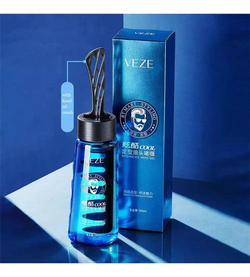 Veze Cool Hair Styling Gel & Oil Head Gel with Comb for Men - Eluna