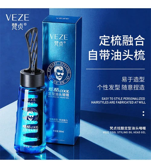 Veze Cool Hair Styling Gel & Oil Head Gel with Comb for Men - Eluna