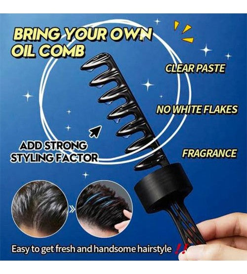 Veze Cool Hair Styling Gel & Oil Head Gel with Comb for Men - Eluna